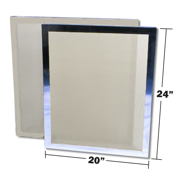 Get 137 Mesh White 20 x 24 Aluminum Screen Printing Frame 1