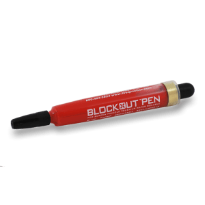 Blockout Pen Red