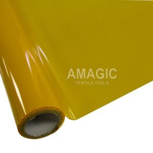 AMagic Y1 Yellow Heat Transfer Foil - Create Shiny Metallic Designs