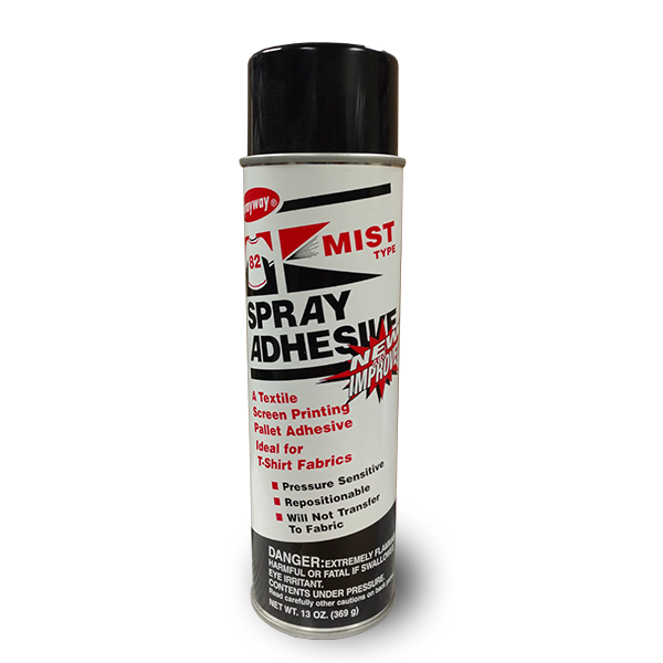 Sprayway 82 Mist Adhesive for Screen Printing  Texsource — Texsource  Screen Printing Supply