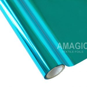 AMagic BA Teal Heat Transfer Foil - Create Shiny Metallic Designs