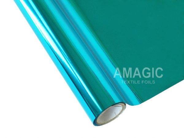 AMagic BA Teal Heat Transfer Foil - Create Shiny Metallic Designs