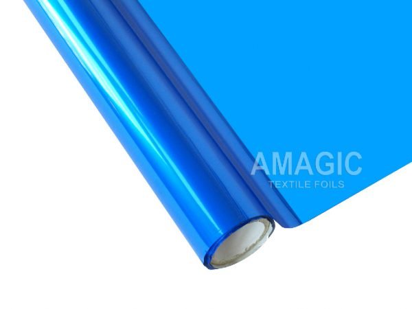 AMagic BC Royal Blue Heat Transfer Foil - Create Shiny Metallic Designs