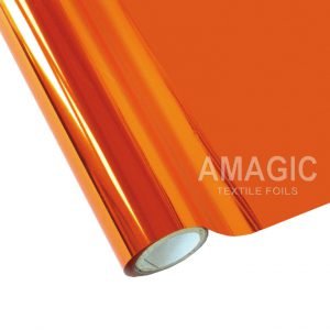 AMagic EB Orange Heat Transfer Foil - Create Shiny Metallic Designs