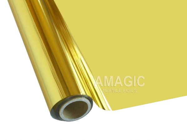 AMagic HC Bright Gold Heat Transfer Foil - Create Shiny Metallic Designs