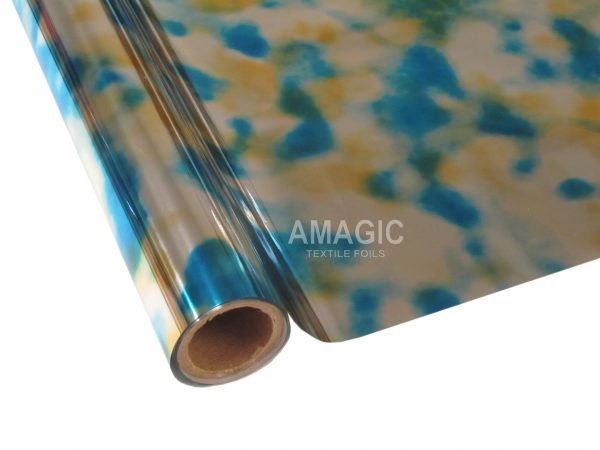 AMagic Specialty B3AL01 Tie Dye Heat Transfer Foil - Create Shiny Metallic Designs