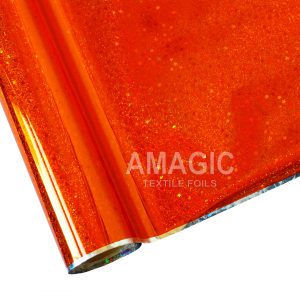 AMagic Holographic E0KP73 Glitter Heat Transfer Foil - Create Shiny Metallic Designs