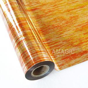 AMagic Specialty G0AE01 Striations Heat Transfer Foil - Create Shiny Metallic Designs