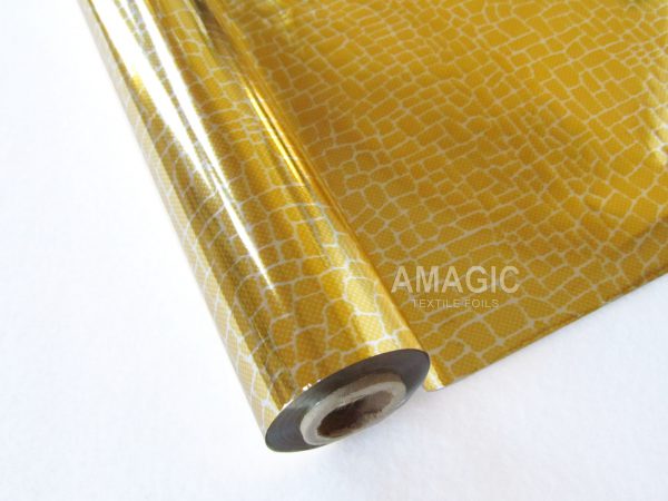AMagic Specialty G0AG01 Cobblestone Heat Transfer Foil - Create Shiny Metallic Designs