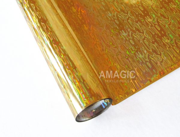 AMagic Holographic G0K114 Waterfall Heat Transfer Foil - Create Shiny Metallic Designs