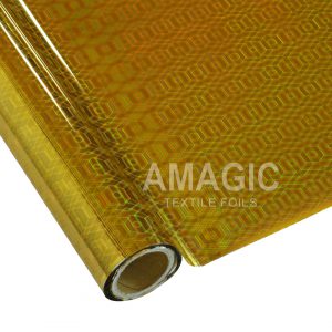 AMagic Holographic G0KP38 Hexagon Heat Transfer Foil - Create Shiny Metallic Designs