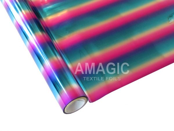 AMagic Specialty MCAA04 Rainbow Heat Transfer Foil - Create Shiny Metallic Designs