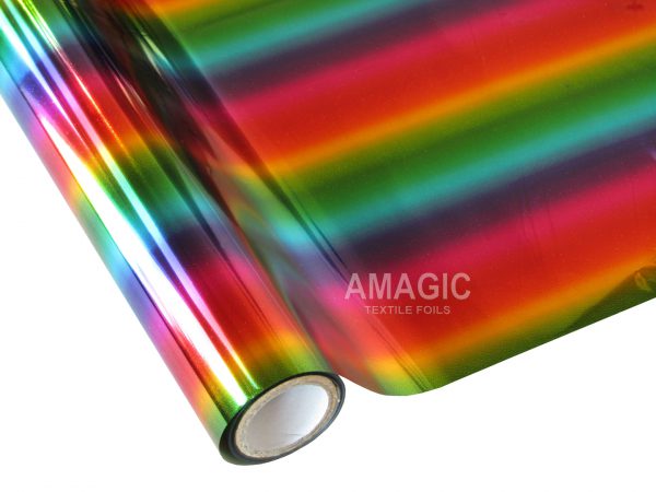 AMagic Specialty MCAA06 Rainbow Heat Transfer Foil - Create Shiny Metallic Designs