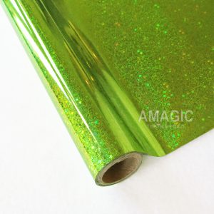 AMagic Holographic N0KP73 Glitter Heat Transfer Foil - Create Shiny Metallic Designs