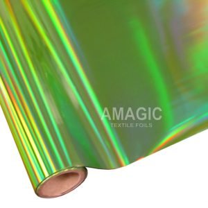 AMagic Holographic NAZP02 Holo Rainbow Heat Transfer Foil - Create Shiny Metallic Designs
