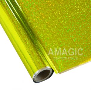 AMagic Holographic NCKP24 Champagne Heat Transfer Foil - Create Shiny Metallic Designs