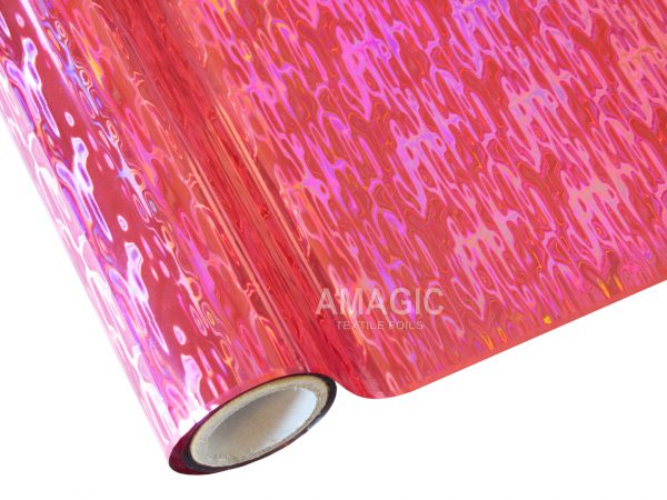 AMagic Holographic P0K114 Waterfall Heat Transfer Foil - Create Shiny Metallic Designs