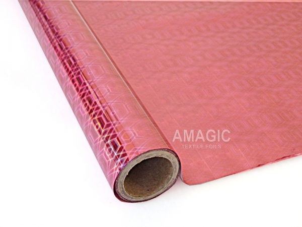 AMagic P0KP38 Hexagon Glitter Heat Transfer Foil - Create Shiny Metallic Designs