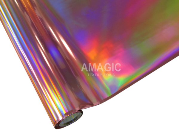 AMagic Holographic PCZP02 Holo Rainbow Heat Transfer Foil - Create Shiny Metallic Designs