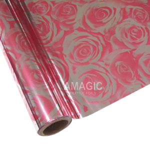 AMagic Specialty PEAD01 Roses Heat Transfer Foil - Create Shiny Metallic Designs