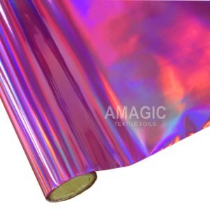 AMagic Holographic PGZP02 Holo Rainbow Heat Transfer Foil - Create Shiny Metallic Designs