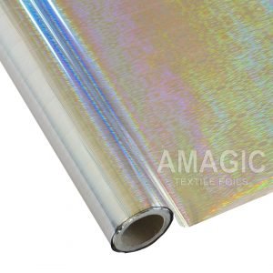 AMagic Holographic S0K219 Weave Heat Transfer Foil - Create Shiny Metallic Designs