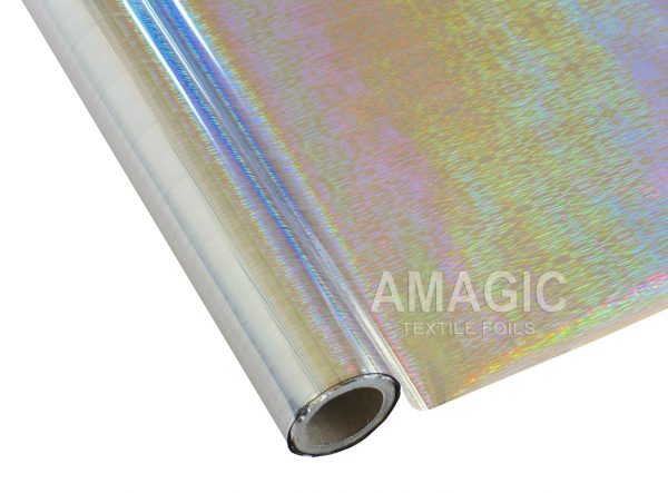 AMagic Holographic S0K219 Weave Heat Transfer Foil - Create Shiny Metallic Designs