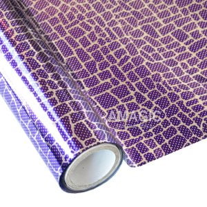 AMagic Specialty V0AG01 Cobblestone Heat Transfer Foil - Create Shiny Metallic Designs