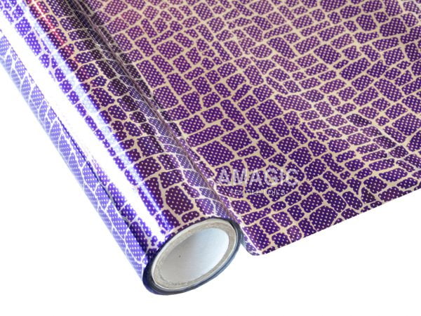 AMagic Specialty V0AG01 Cobblestone Heat Transfer Foil - Create Shiny Metallic Designs