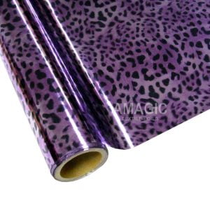 AMagic Specialty V2AK01 Leopard Heat Transfer Foil - Create Shiny Metallic Designs