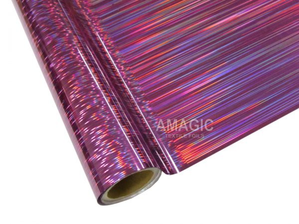 AMagic Holographic VDK271 Lines Heat Transfer Foil - Create Shiny Metallic Designs