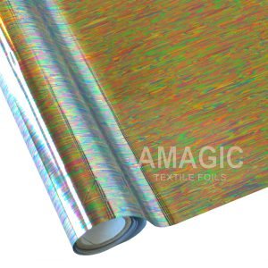 AMagic Specialty S0LS05 Oil Metallic 5 Heat Transfer Foil - Create Shiny Metallic Designs