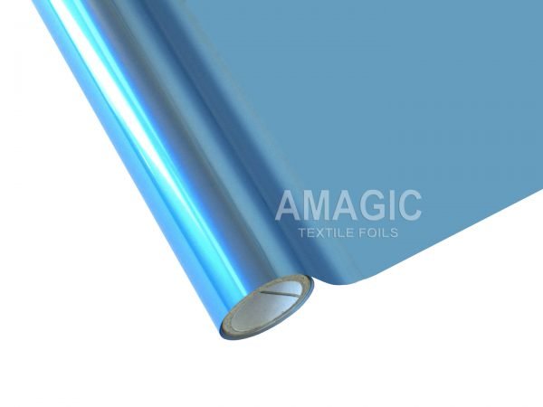 AMagic BE Powder Blue Heat Transfer Foil - Create Shiny Metallic Designs