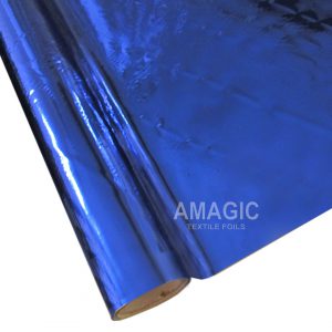 AMagic BK Cobalt Blue Heat Transfer Foil - Create Shiny Metallic Designs