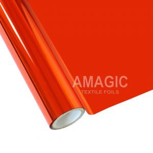 AMagic EA Sunset Orange Heat Transfer Foil - Create Shiny Metallic Designs