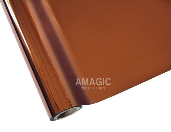 AMagic H3 Bronze Heat Transfer Foil - Create Shiny Metallic Designs