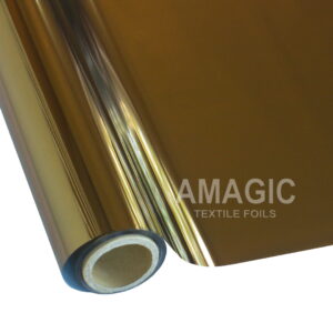 AMagic H6 Brass Heat Transfer Foil - Create Shiny Metallic Designs