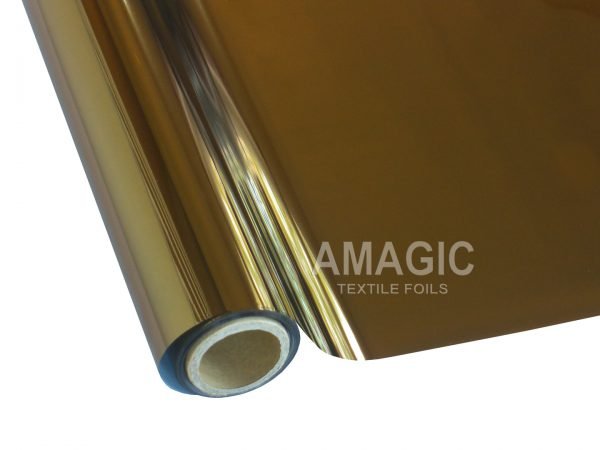 AMagic H6 Brass Heat Transfer Foil - Create Shiny Metallic Designs