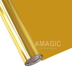 AMagic HB Pale Gold Heat Transfer Foil - Create Shiny Metallic Designs