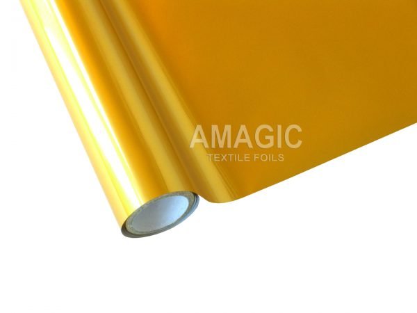 AMagic HD Matte Gold Heat Transfer Foil - Create Shiny Metallic Designs