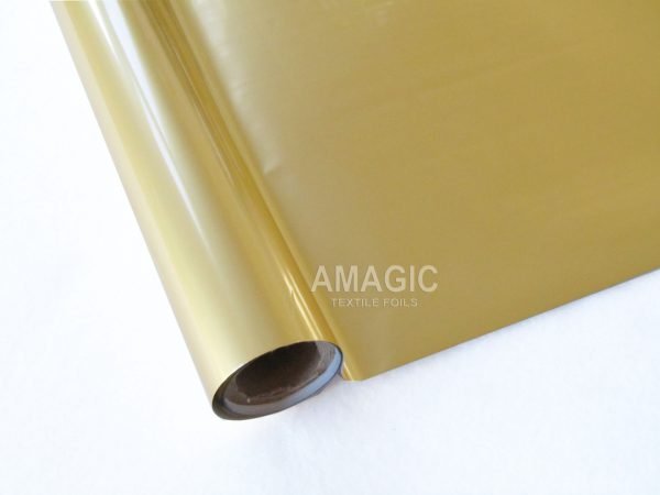 AMagic HL Light Matte Gold Heat Transfer Foil - Create Shiny Metallic Designs