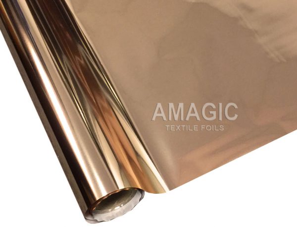 AMagic HN Rose Gold Heat Transfer Foil - Create Shiny Metallic Designs