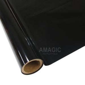 AMagic K3 Jet Black Heat Transfer Foil - Create Shiny Metallic Designs