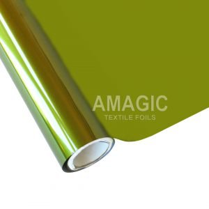 AMagic NH Olive Green Heat Transfer Foil - Create Shiny Metallic Designs