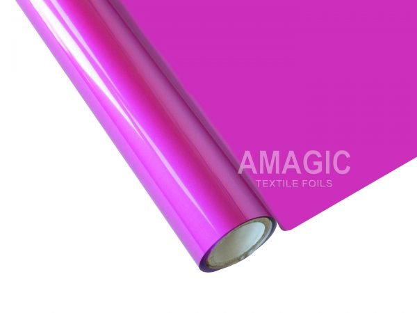 AMagic PB Matte Fuchsia Heat Transfer Foil - Create Matte Metallic Designs