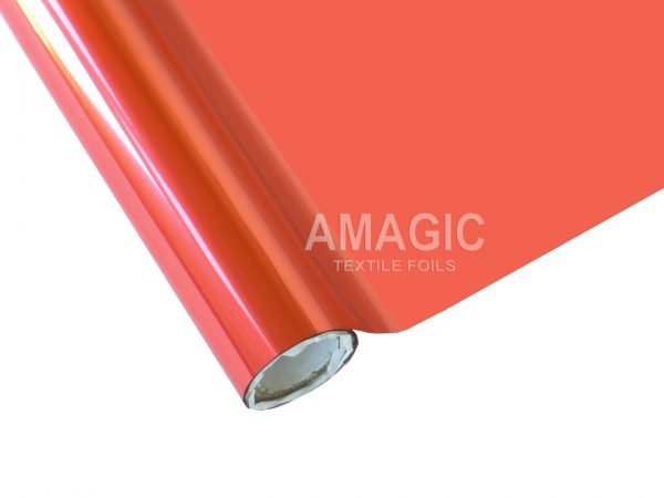 AMagic PF Coral Heat Transfer Foil - Create Shiny Metallic Designs