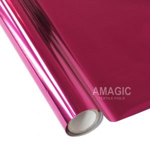 AMagic PK Deep Pink Heat Transfer Foil - Create Shiny Metallic Designs