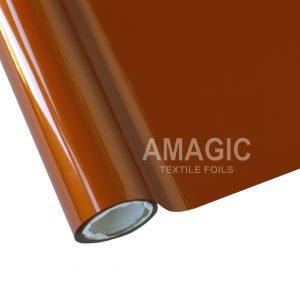 AMagic WC Burnt Sienna Heat Transfer Foil - Create Shiny Metallic Designs