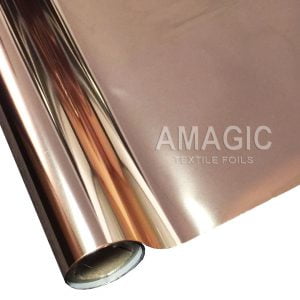 AMagic HP Pink Gold Heat Transfer Foil - Create Shiny Metallic Designs