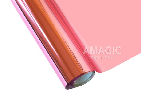 AMagic PC Light Rose Heat Transfer Foil - Create Shiny Metallic Designs